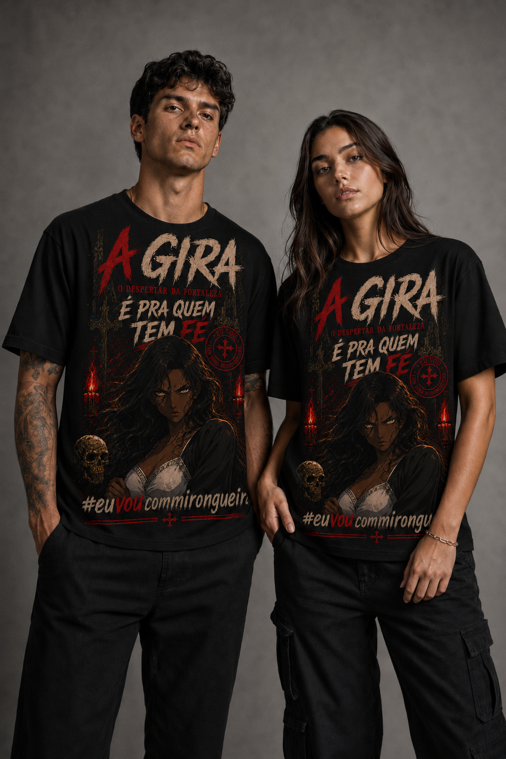 Camiseta Dona Mirongueira — Pra Quem Tem Fé