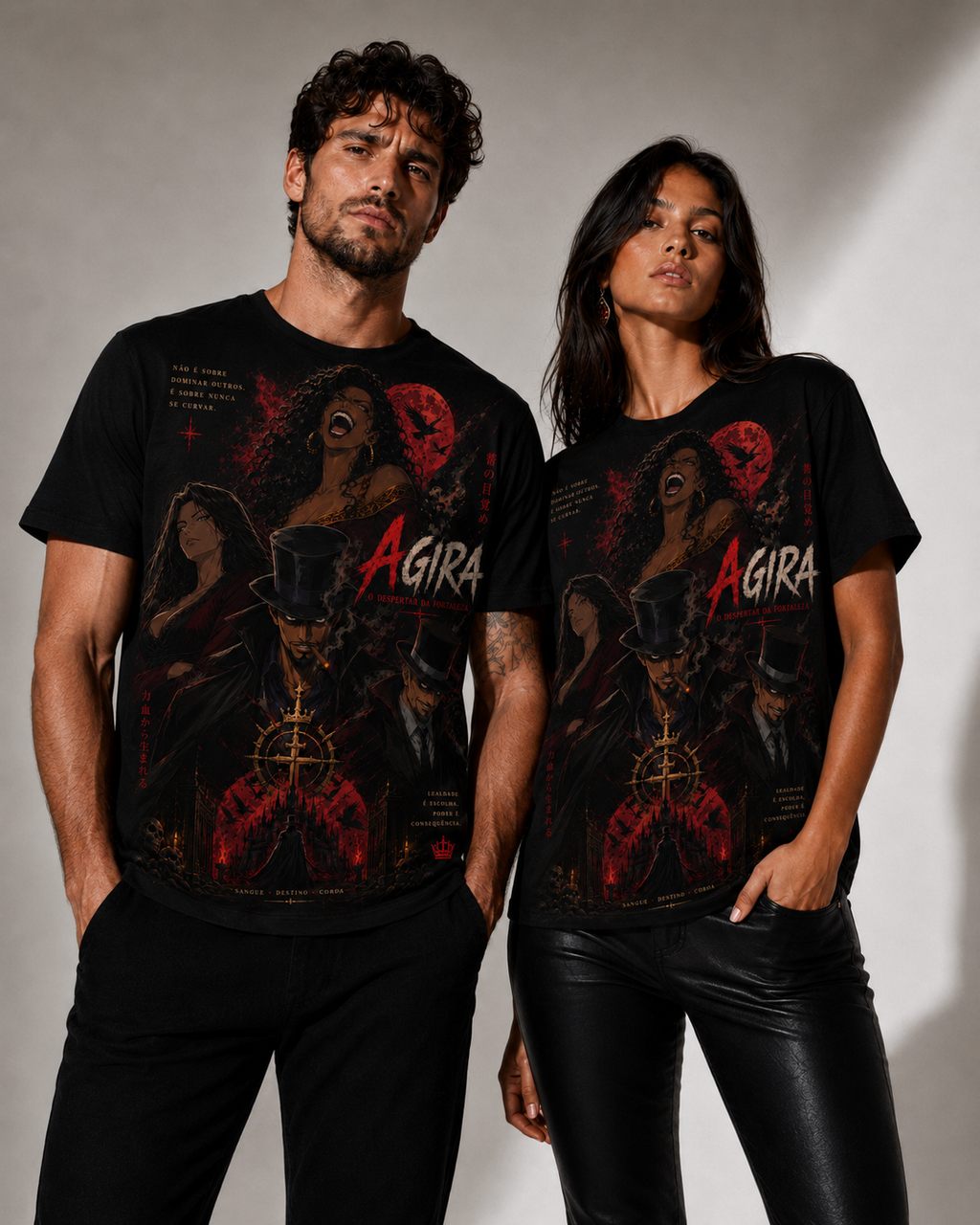 Camiseta A Gira — Sangue, Destino & Coroa