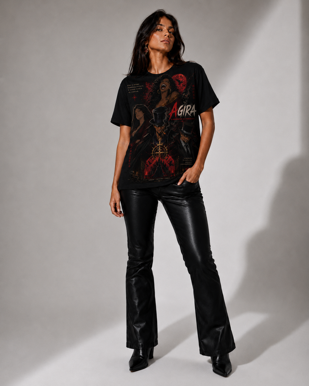 Camiseta A Gira — Sangue, Destino & Coroa