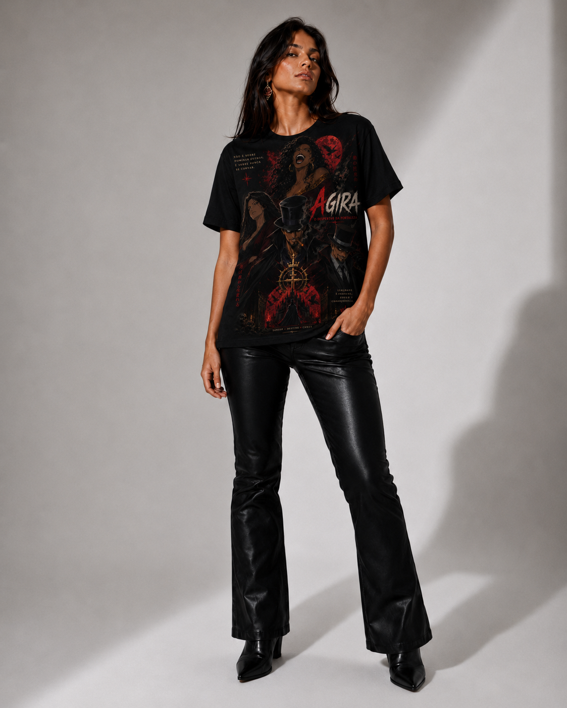 Camiseta A Gira — Sangue, Destino & Coroa