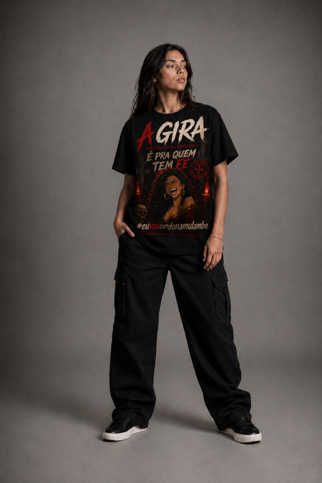Camiseta Dona Mulambo — Pra Quem Tem Fé
