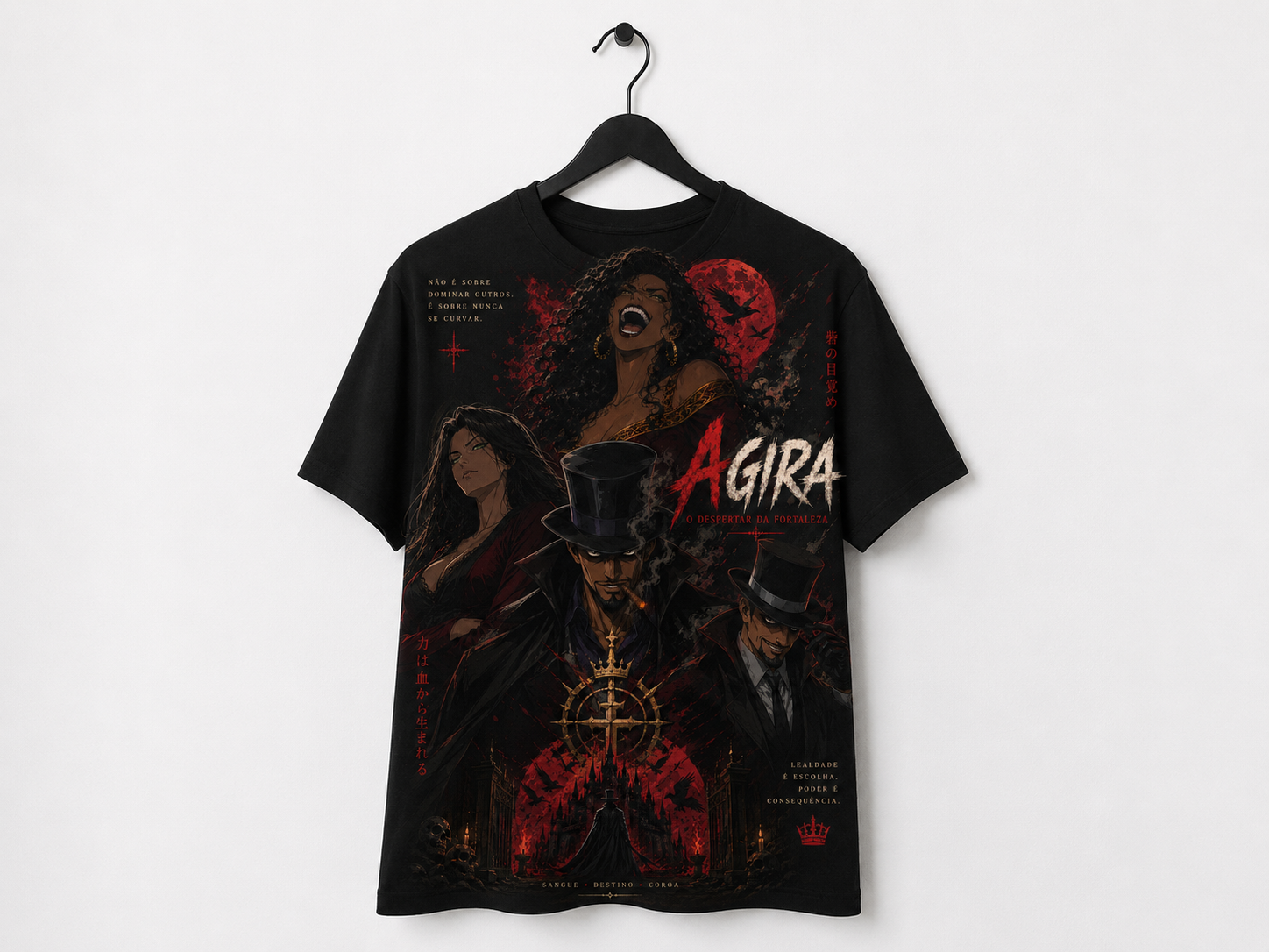 Camiseta A Gira — Sangue, Destino & Coroa