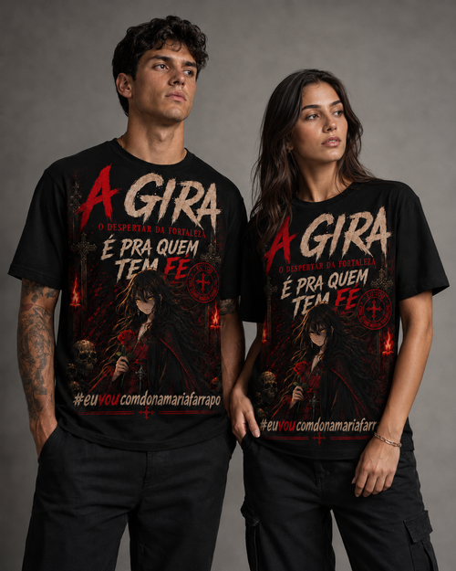 Camiseta Dona Maria Farrapo - É para quem tem fé