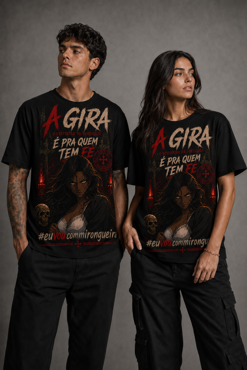 Camiseta Dona Mirongueira — Pra Quem Tem Fé